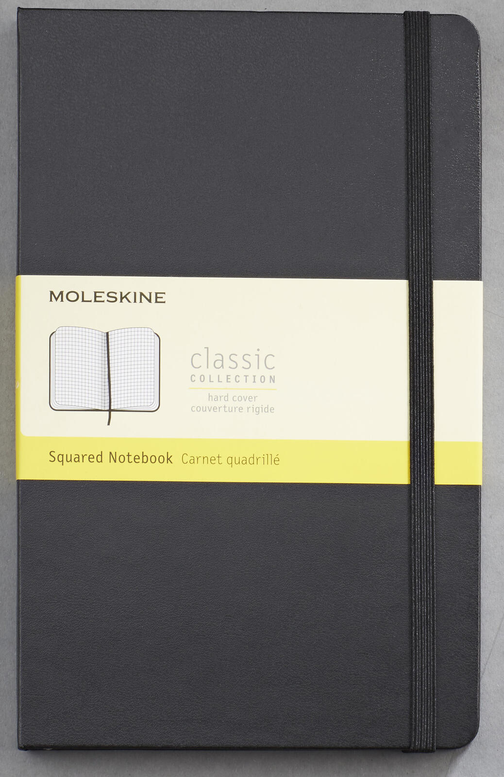 MOLESKINE Classic Collection fester Einband Notizbuch ca. DIN A5 kariert, 240 Seiten