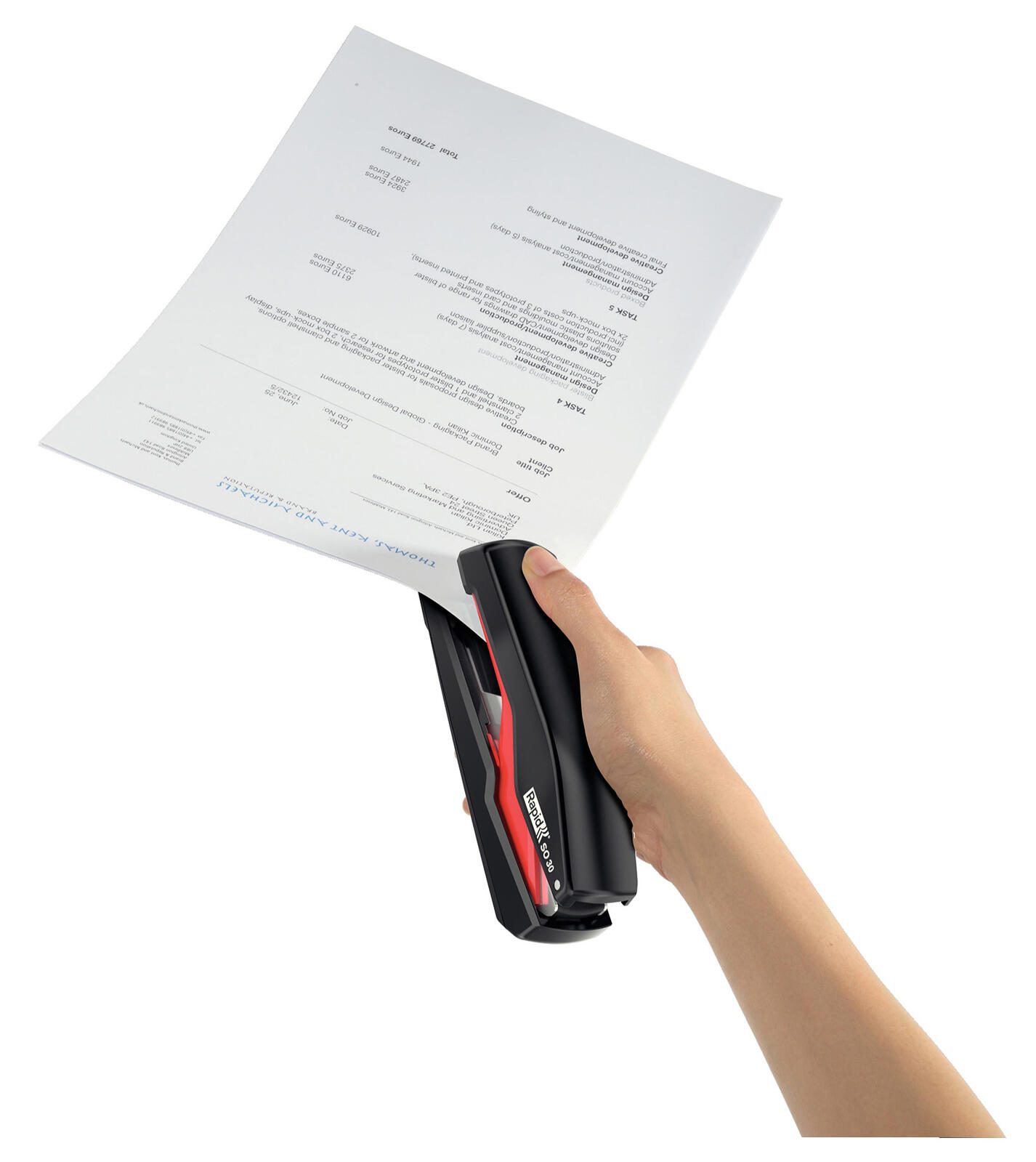 Rapid Heftgerät SO30 schwarz-rot