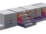 DURABLE Schubladenbox 760427  DIN C4 28,0 x 35,6 x 29,2 cm