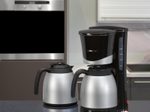 CLATRONIC KA 3328 Kaffeemaschine schwarz/Edelstahl