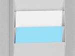 PAPERFLOW Wandprospekthalter DIN A4 6-Fach grau