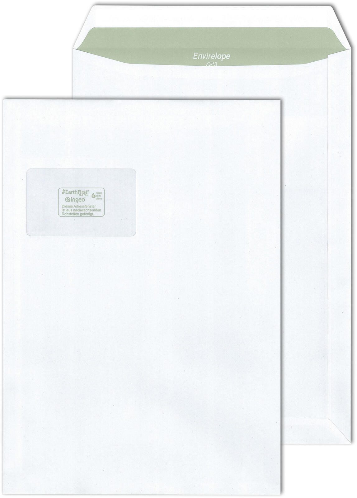 MAILmedia Envirelope® Versandtaschen DIN C4 recycling-hochweiß