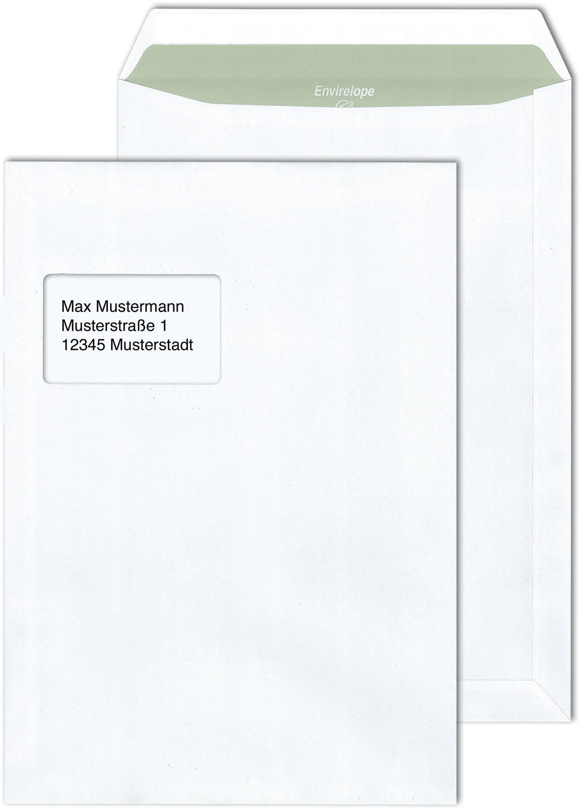 MAILmedia Envirelope® Versandtaschen DIN C4 recycling-hochweiß