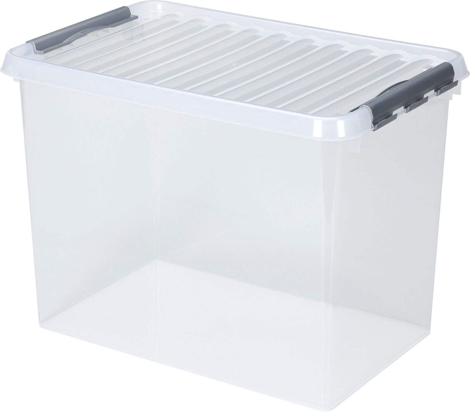 sunware® Aufbewahrungsbox Q-line 62,0 l - 60,0 x 40,0 x 34,0 cm transparent