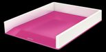 LEITZ Briefablage WOW Duo Colour DIN A4 perlweiß/pink
