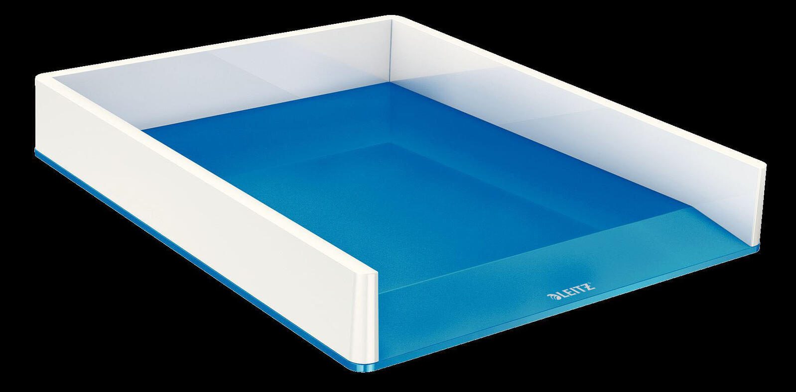 LEITZ Briefablage WOW Duo Colour DIN A4 perlweiß/blau