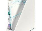 LEITZ Stehsammler WOW Duo Colour Polystyrol perlweiß/grau , DIN A4