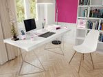 LEITZ Stehsammler WOW Duo Colour Polystyrol perlweiß/pink , DIN A4