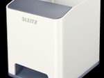 LEITZ WOW Duo Colour Stiftehalter 9,0 x 10,1 x 10,0 cm perlweiß/grau