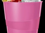 LEITZ Papierkorb WOW Duo Colour 15,0 l pink