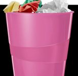 LEITZ Papierkorb WOW Duo Colour 15,0 l pink