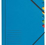 LEITZ 3907 Ordnungsmappe DIN A4 7 -Fach blau