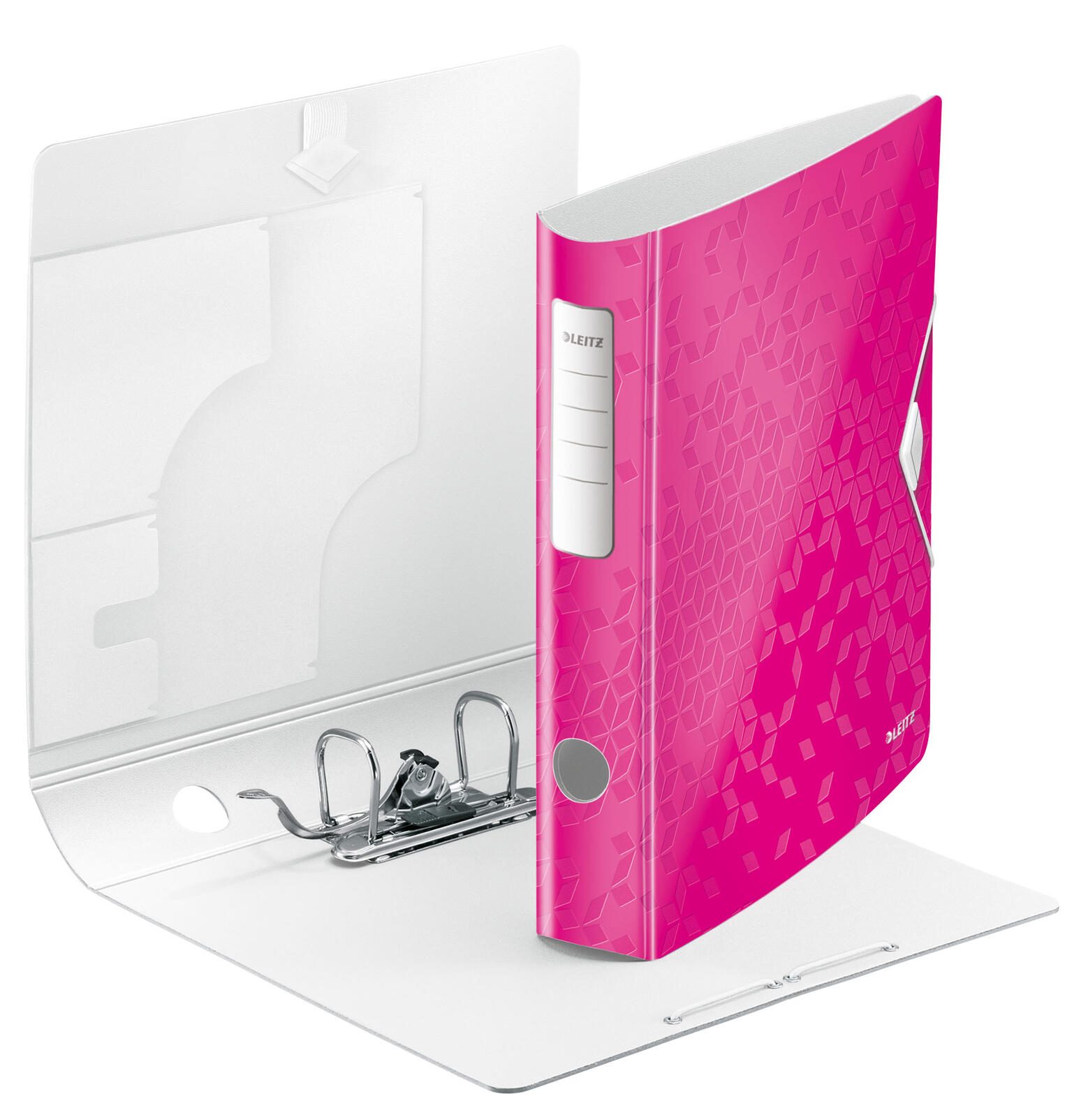 LEITZ Ordner Rückenbreite 6.5 cm DIN A4 Kunststoff pink