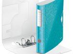 LEITZ Ordner Rückenbreite 6.5 cm DIN A4 Kunststoff eisblau