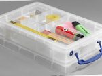 Really Useful Box Aufbewahrungsbox 4,0 l - 39,5 x 25,5 x 8,8 cm transparent
