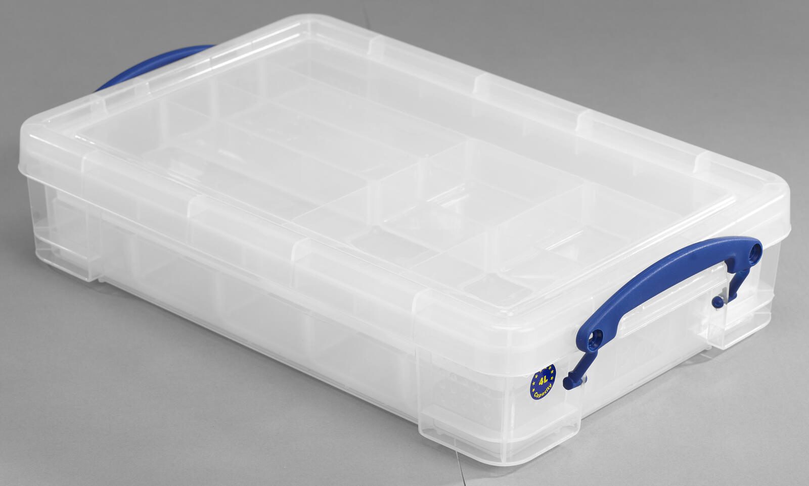Really Useful Box Aufbewahrungsbox 4,0 l - 39,5 x 25,5 x 8,8 cm transparent