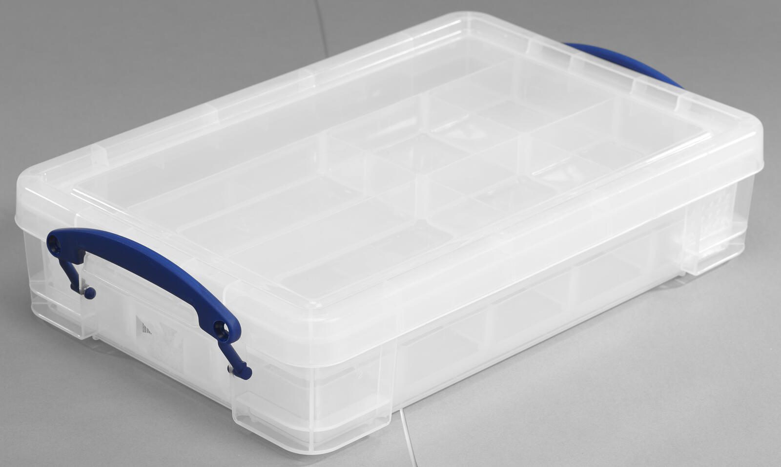Really Useful Box Aufbewahrungsbox 4,0 l - 39,5 x 25,5 x 8,8 cm transparent