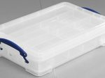 Really Useful Box Aufbewahrungsbox 4,0 l - 39,5 x 25,5 x 8,8 cm transparent