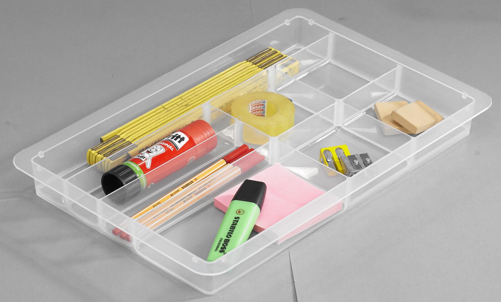 Really Useful Box Aufbewahrungsbox 4,0 l - 39,5 x 25,5 x 8,8 cm transparent