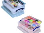 Really Useful Box Aufbewahrungsbox 4,0 l - 39,5 x 25,5 x 8,8 cm transparent