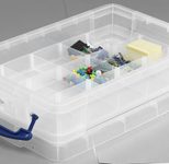 Really Useful Box Aufbewahrungsbox 4,0 l - 39,5 x 25,5 x 8,8 cm transparent