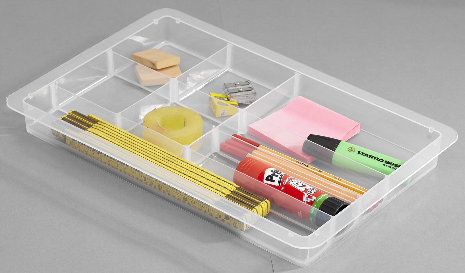 Really Useful Box Aufbewahrungsbox 4,0 l - 39,5 x 25,5 x 8,8 cm transparent