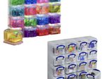 Really Useful Box Aufbewahrungsbox 16x 0,14 l - 28,0 x 8,5 x 22,5 cm transparent, bunt
