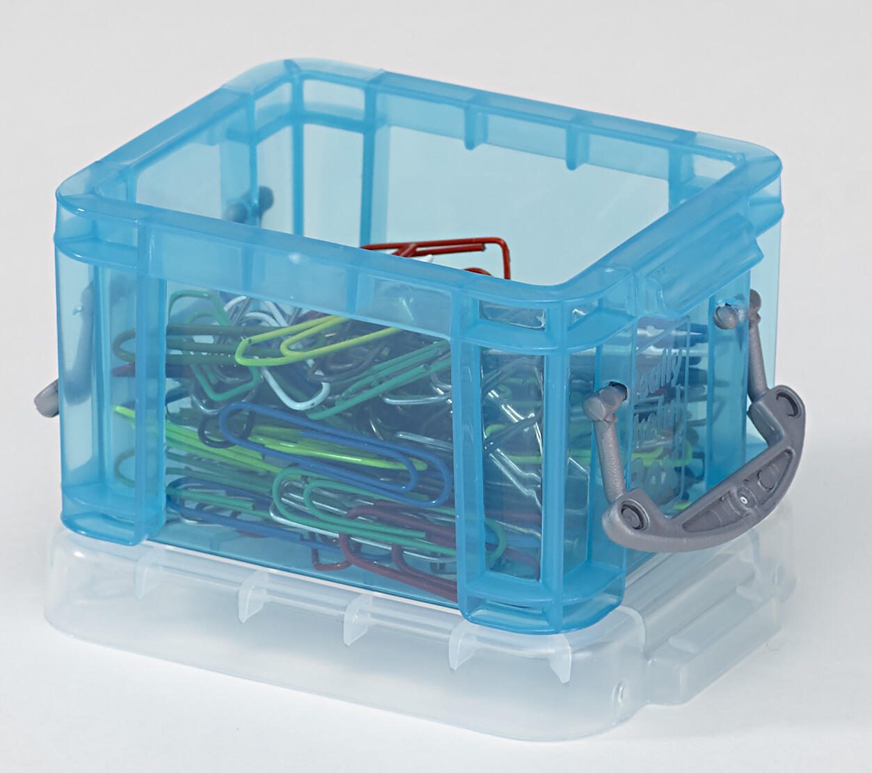 Really Useful Box Aufbewahrungsbox 16x 0,14 l - 28,0 x 8,5 x 22,5 cm transparent, bunt