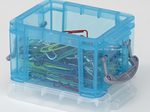 Really Useful Box Aufbewahrungsbox 16x 0,14 l - 28,0 x 8,5 x 22,5 cm transparent, bunt
