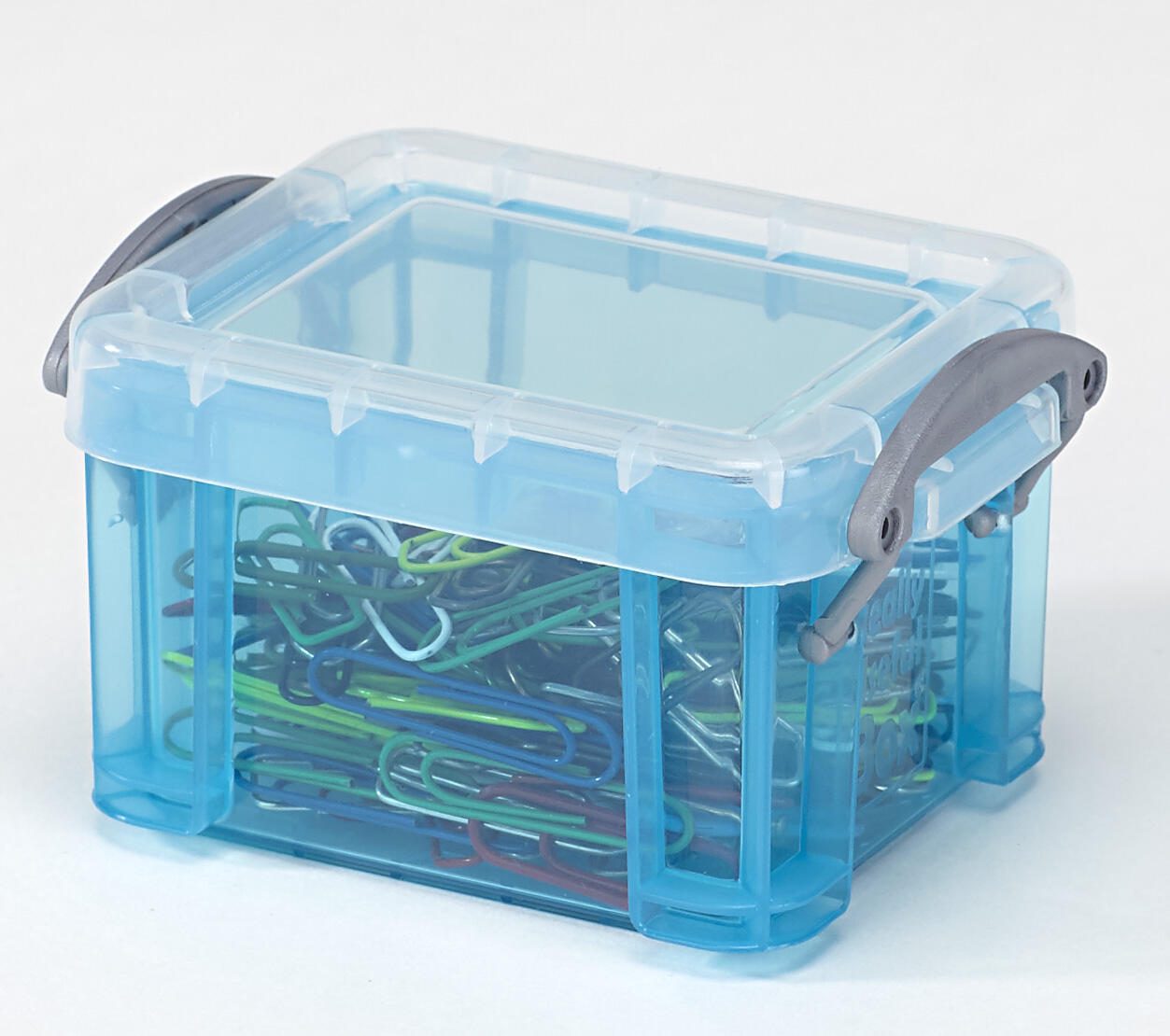 Really Useful Box Aufbewahrungsbox 16x 0,14 l - 28,0 x 8,5 x 22,5 cm transparent, bunt