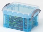 Really Useful Box Aufbewahrungsbox 16x 0,14 l - 28,0 x 8,5 x 22,5 cm transparent, bunt