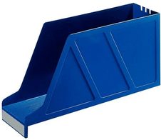 LEITZ Stehsammler Standard 2427 Polystyrol blau , DIN A4 quer
