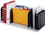 styro styrorac Sortierstation DIN A4 7 -Fach grau/schwarz