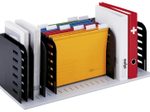 styro styrorac Sortierstation DIN A4 7 -Fach grau/schwarz