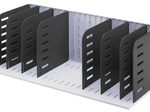 styro styrorac Sortierstation DIN A4 7 -Fach grau/schwarz