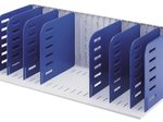 styro styrorac Sortierstation DIN A4 7 -Fach grau/blau