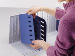 styro styrorac Sortierstation DIN A4 7 -Fach grau/blau