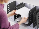 styro styrorac Sortierstation DIN A4 7 -Fach grau/schwarz
