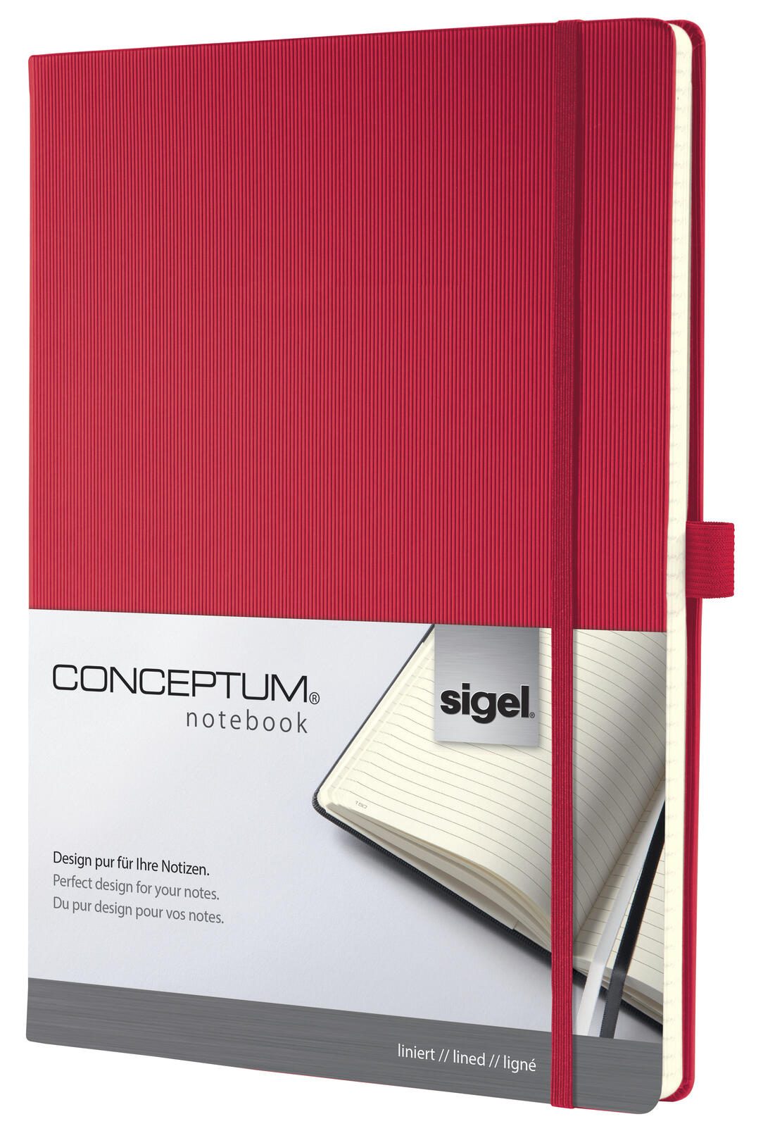 SIGEL CONCEPTUM® Notizbuch ca. DIN A4 liniert, 194 Seiten