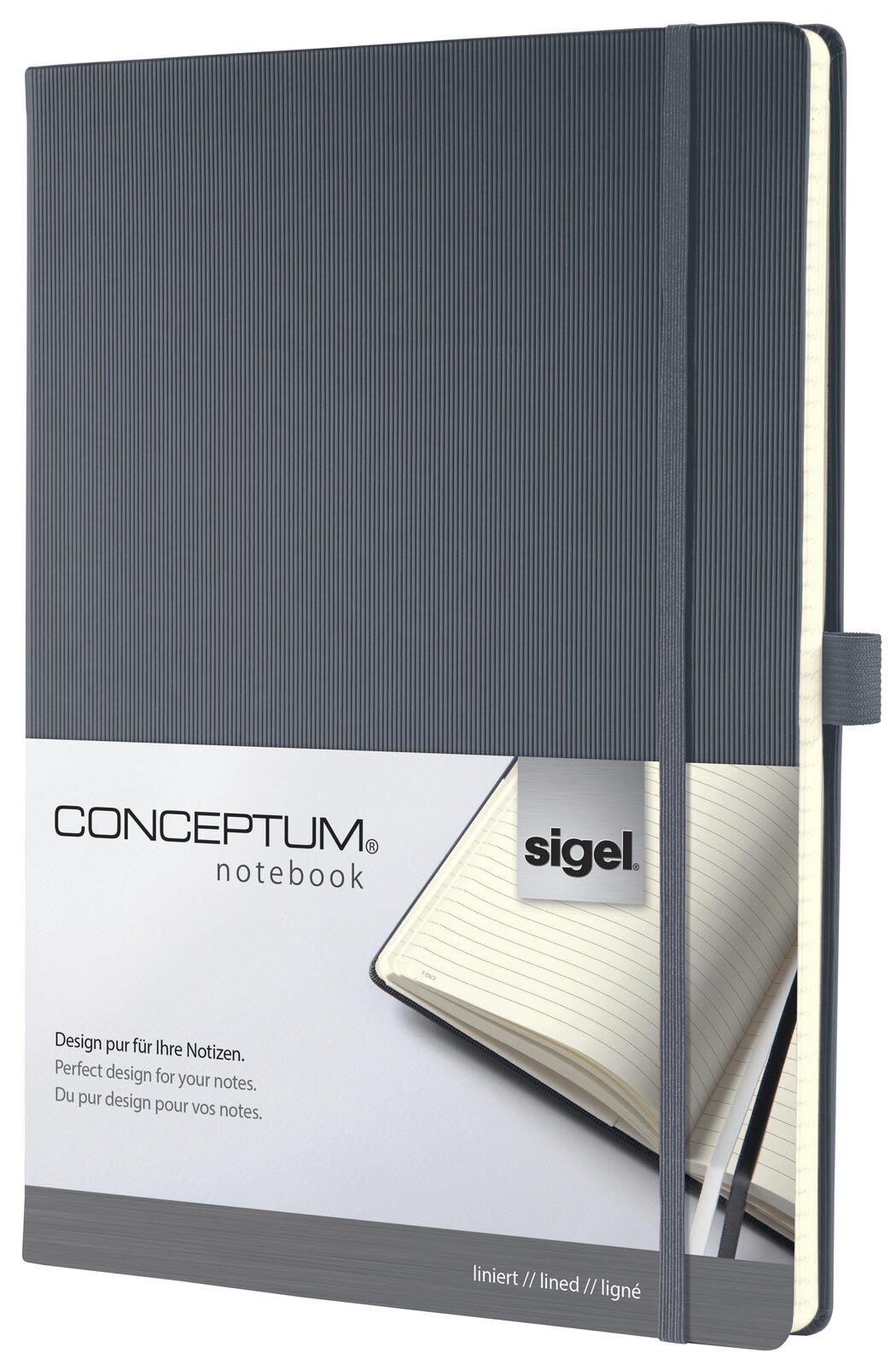 SIGEL Conceptum® Notizbuch ca. DIN A4 liniert, 194 Seiten