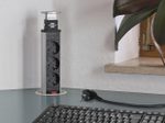 brennenstuhl Tischsteckdose Tower Power 2 m