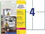 AVERY Zweckform wetterfeste Folienetiketten 105,0 x 148,0 mm