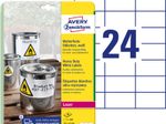 AVERY Zweckform wetterfeste Folienetiketten 70,0 x 37,0 mm