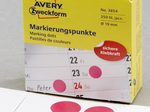 AVERY Zweckform Klebepunkte Ø 19,0 mm magenta