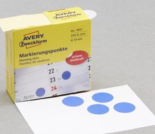 AVERY Zweckform Klebepunkte Ø 19,0 mm blau