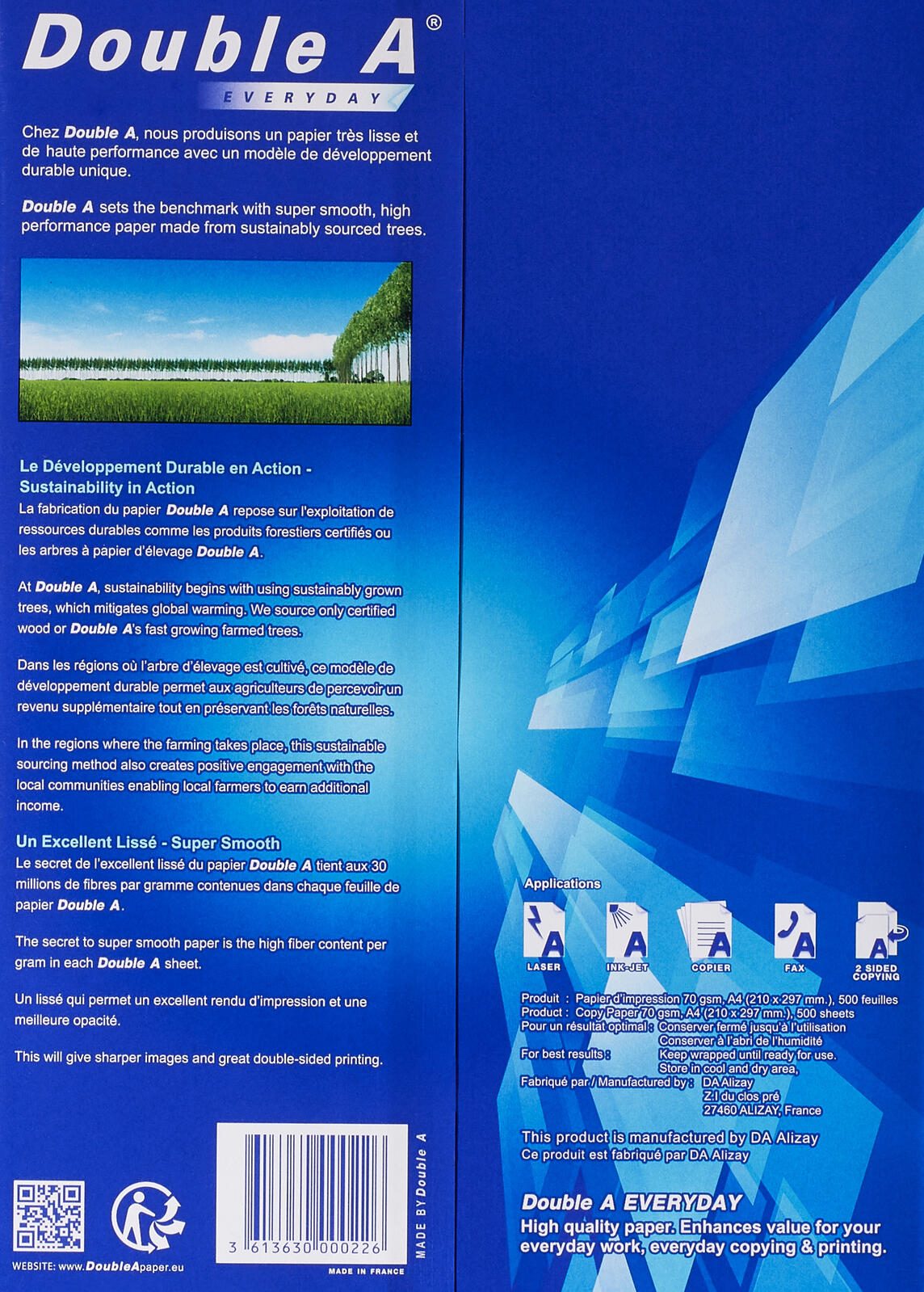 Double A Kopierpapier DIN A4 70 g/m²