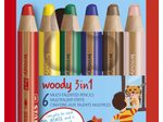STABILO Buntstifte woody 3 in 1 Mehrfarbig