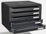 Exacompta Schubladenbox 308714D  DIN A4 quer 35,5 x 27,0 x 27,1 cm