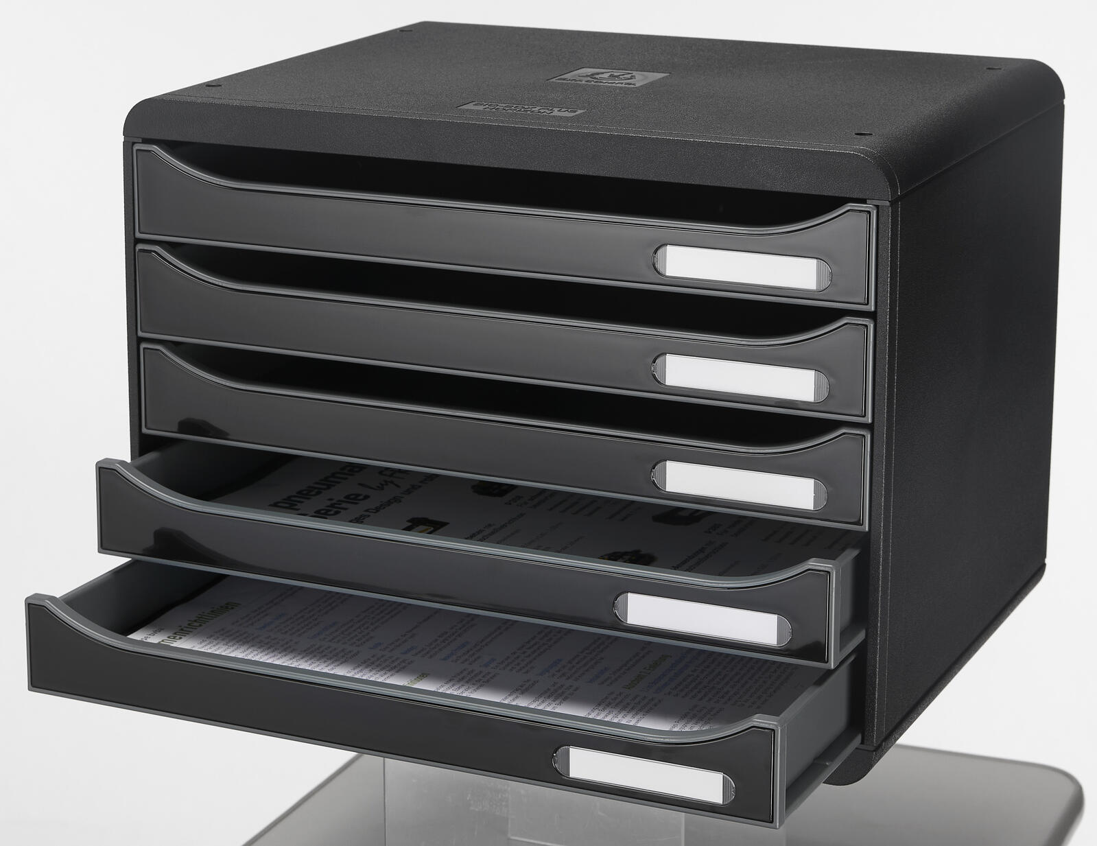 Exacompta Schubladenbox 308714D  DIN A4 quer 35,5 x 27,0 x 27,1 cm