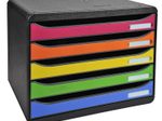 Exacompta Schubladenbox 308798D  DIN A4 quer 35,5 x 27,0 x 27,1 cm